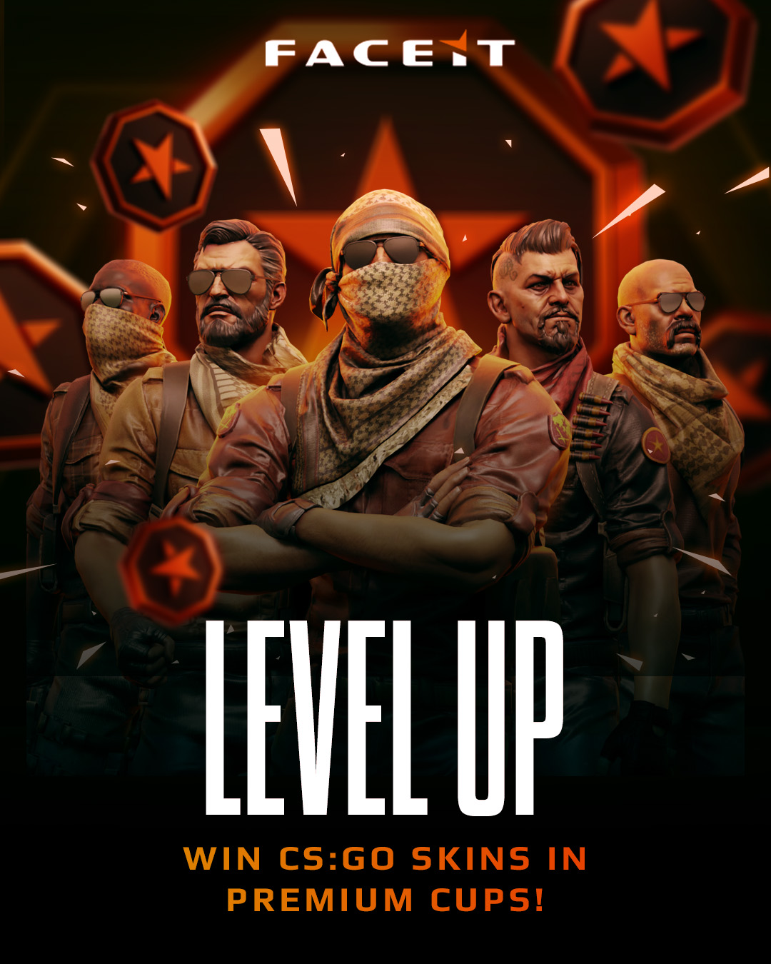 FACEIT on Twitter "Premium players can win CSGO skins in today's 5v5