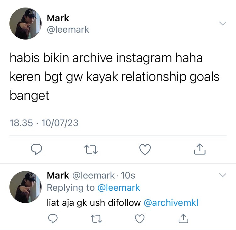 kalewrittings's tweet photo. markhyuck few tweets au. 
— from depok series. 

ada yg mau jadi couple goals gitu haha kita mah liatin aj #archiv #koplegols https://t.co/5tTiAF8Rjm