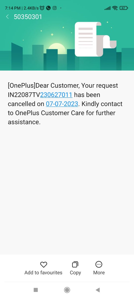 navin_irrs's tweet photo. Such a pathetic experience with OnePlus Tv which is in warranty,called many time, assigned the engineer and very next minute cancelled the same by support &amp; same is happening from last 15 days. not expected from brand like@OnePlus_IN @oneplus @OnePlus_Support @flipkartsupport https://t.co/7bxT72h77W