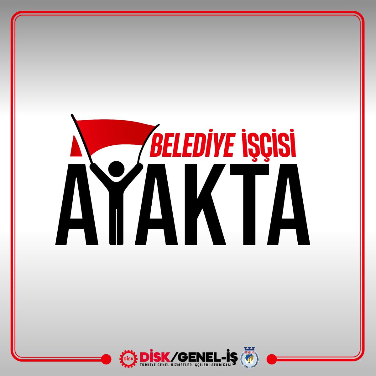 DiSK_Genel_is's tweet photo. Belediye şirketlerinin büyük bir bölümünde ücretler yasal asgari ücret düzeyindedir. Toplu sözleşmeler ile kazanılan sosyal haklar dışında bırakıldığında belediyelerdeki tüm işçilerin ücretleri asgari ücret düzeyine sıkışmaktadır. #İşBırakıyoruzAYAKTAYIZ https://t.co/PYBsgGlyRE