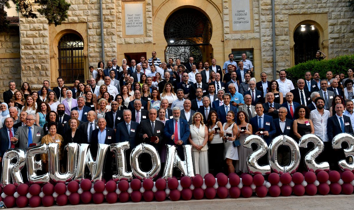 AUBAlumni's tweet photo. We wrapped up an unforgettable Reunion 2023 weekend @aub_lebanon! From Assembly Hall for the Honoring Ceremony &amp; the unforgettable nights on the Green Oval with Rodge &amp; Ziad Burji to the tours on campus &amp; around Lebanon! Until next year! 
#TimelessConnections #aubreunion2023 https://t.co/4b60dAXfJ1