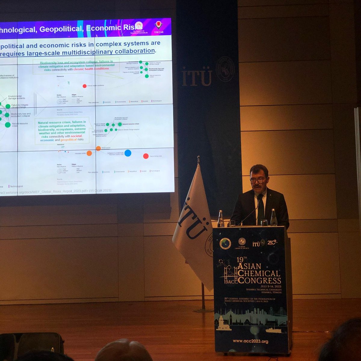 acc_2023's tweet photo. Great pleasure to have @Tubitak President Prof. Dr. Hasan Mandal at 19th Asian Chemical Congress. https://t.co/dRweYvJnZC