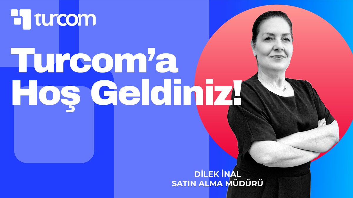 turcomofficial's tweet photo. Tecrübe ve liderliğiyle sektörde iz bırakan Dilek İnal'ın Turcom Satın Alma Müdürü olarak aramızda yer aldığını duyurmaktan ötürü mutluyuz.
Dilek Hanım'ın katılması ile nice başarılara imza atacağımıza inanıyoruz. Hoş geldiniz!
#Turcom #YeniBaşlangıçlar #BirlikteDahaGüçlüyüz https://t.co/EhzRVSmRm5