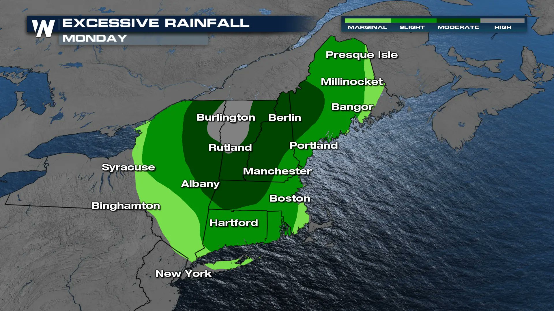 WeatherNation on Twitter "For the first time on record, Burlington, VT has a "high risk" of