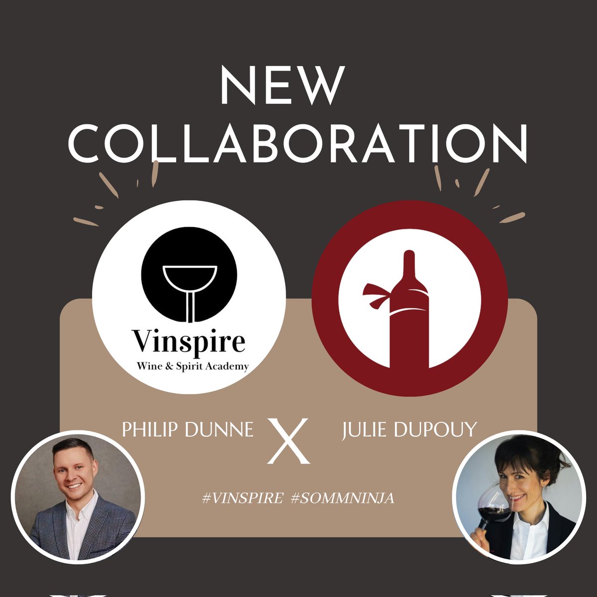 '📣 Exciting news! Vinspire Wine and Spirit Academy & @SommNinja have joined forces! 🍷📱 All WSET course bookings for 2023-24 with Vinspire will now receive 3 months FREE access to the SommNinja® app. 🎉 To book your next course, visit vinspireacademy.com T&C's apply.