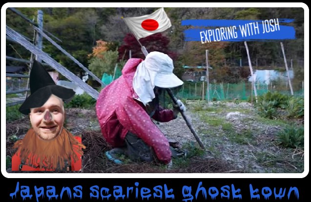 Cheekyoziechick's tweet image. youtube.com/watch?v=ZXNyue… #ExploringWithJosh visits an almost abandoned town but being brought back to life with #ScareCrows. #Japan #GhostTown