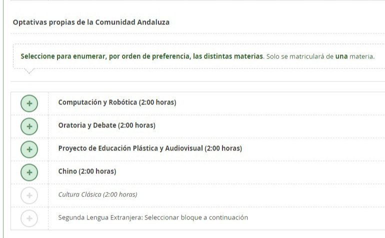 Si quieres cursar Cultura Clásica, optativa de oferta obligatoria en ESO, y no está activa en tu matrícula virtual o no aparece en tu impreso, no te conformes. Reclama en tu centro tu derecho a elegirla. <a href="/escuelaclasicos/">Escuela con Clásicos</a>