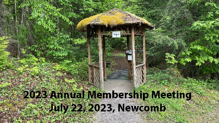 ProtectAdkPark's tweet photo. Protect the Adirondacks 2023 annual meeting is set for Saturday, July 22nd, at the Visitor Interpretive Center in Newcomb. The annual membership meeting is a great way to catch up on the work of Protect the Adirondacks and meet the Board and staff. More: https://t.co/qpzt9iAZDN https://t.co/W0QwE5SUuw