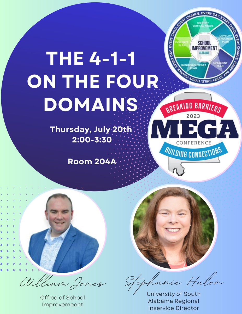 If you’re interested in transforming your school, you don’t want to miss William Jones and Stephanie Hulon’s session at MEGA.  This will be a time of powerful learning!