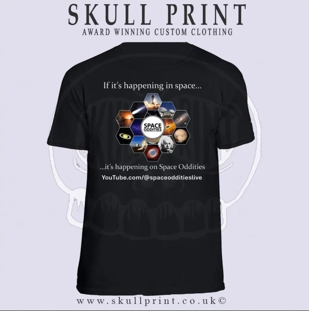 DaydreamAstro's tweet photo. SO excited to announce that Space Oddities merchandise is now available.
Be the envy of everybody on your street this summer by sporting your very own Space Oddities gear!
Order directly:
T-shirts: https://t.co/qTigRvjKN4
Hoodies:
https://t.co/7c0JIH7yKT
#SpaceOddities https://t.co/amKtEd7D4T