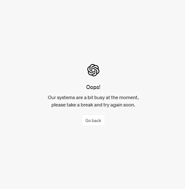 GarethGRafferty's tweet photo. .@OpenAI Feeling the Monday slump like all of us 🥱 https://t.co/60KVAazzxw