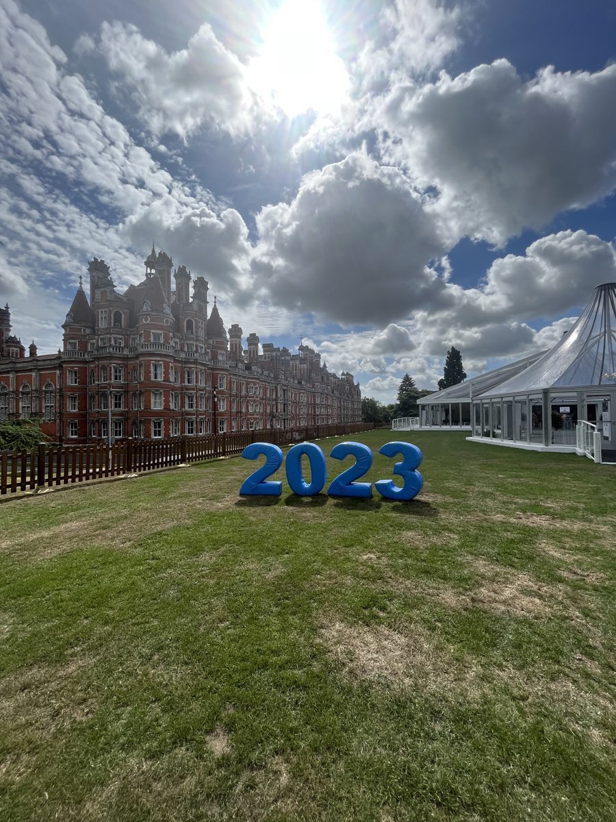 RoyalHolloway's tweet photo. Summer Graduation has started on our Egham campus! 🎉 This week is a celebration of our students’ academic journeys coming to a close, but their alumni journey is only just beginning! Make sure to follow @RHBNCalumni to get involved 🎓 https://t.co/NnBS8e43RO