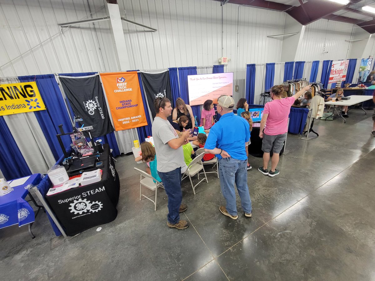 If you liked our fair booth activities last night, we will be offering that in our club starting Aug 18th and run through December. 
If you or your student is interested sign up at superiorsteam.org. 
#morethanrobots #4HGrowsHere