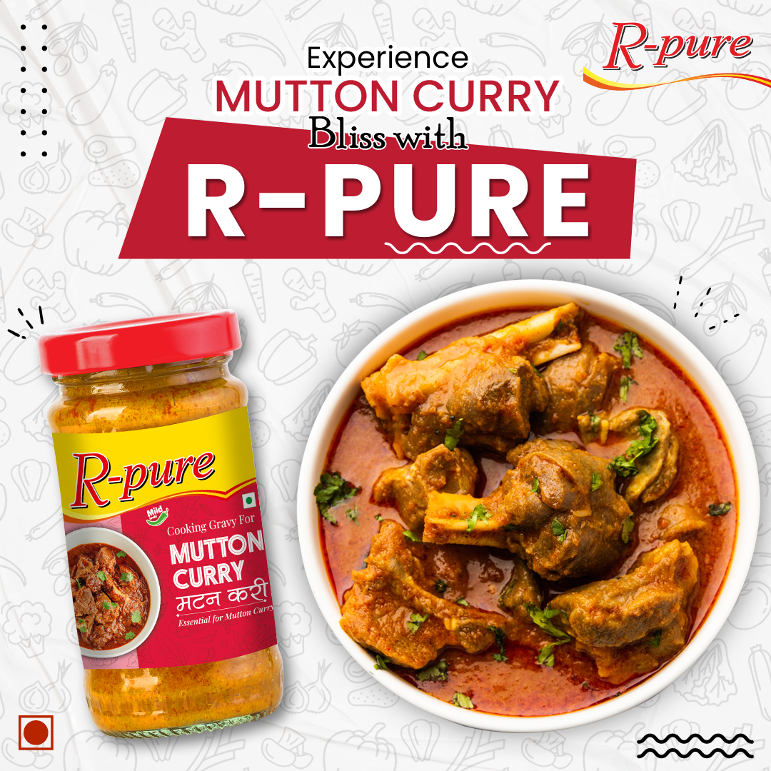 RpureM's tweet photo. Deliciously satisfying, R-Pure Mutton Curry is the perfect comfort food for meat enthusiasts.
Note- Product images are for illustrative purposes only and does not represent its true nature.
#RPurespices #nonveglovers #muttoncurry #rpuremuttoncurry #rpuregravys #muttonlovers https://t.co/MhDoSHAkS4