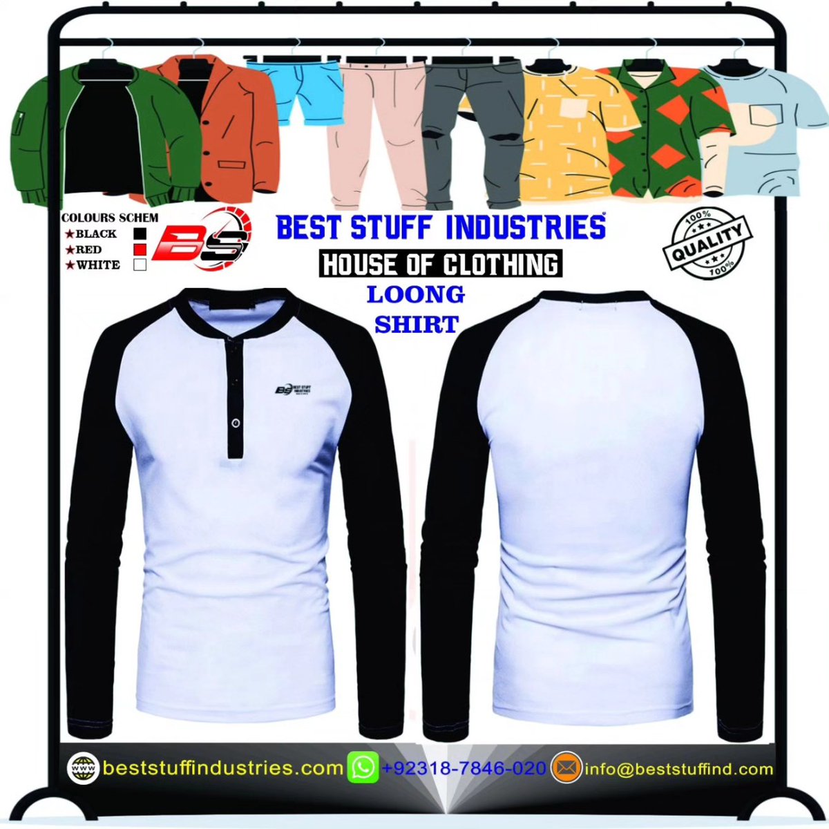 Best Stuff Industries (@stuffindustries) on Twitter photo We are certified Manufacturer & Exporter of Sportswear & Casual wear & Fitness wear & and All kin
.
WhatsApp +92-318-78-46-020
Email: sales@beststuffindustries.com
Website.1: beststuffindustries.com
Website.2: beststuffind.com
.
Manager Hussain
Thank you and Best Regards We are certified Manufacturer & Exporter of Sportswear & Casual wear & Fitness wear & and All kin
.
WhatsApp +92-318-78-46-020
Email: sales@beststuffindustries.com
Website.1: beststuffindustries.com
Website.2: beststuffind.com
.
Manager Hussain
Thank you and Best Regards