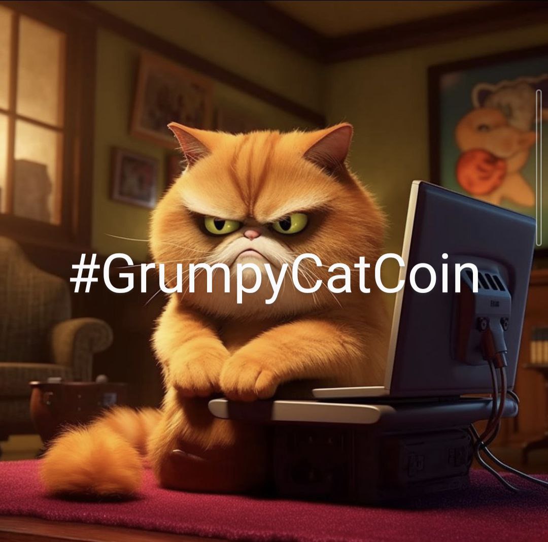 CryptoPrince22's tweet photo. PRINCE COMMUNITY 🤴 

Buy #GrumpyCatCoin
@GrumpyCat_Coin  has always been super bullish 🔥🔥

Pure community driven project

Community is growing nicely

Join #GrumpyCatCoinArmy 

https://t.co/Oc9MzrRVtS https://t.co/3fzBfqJVLq