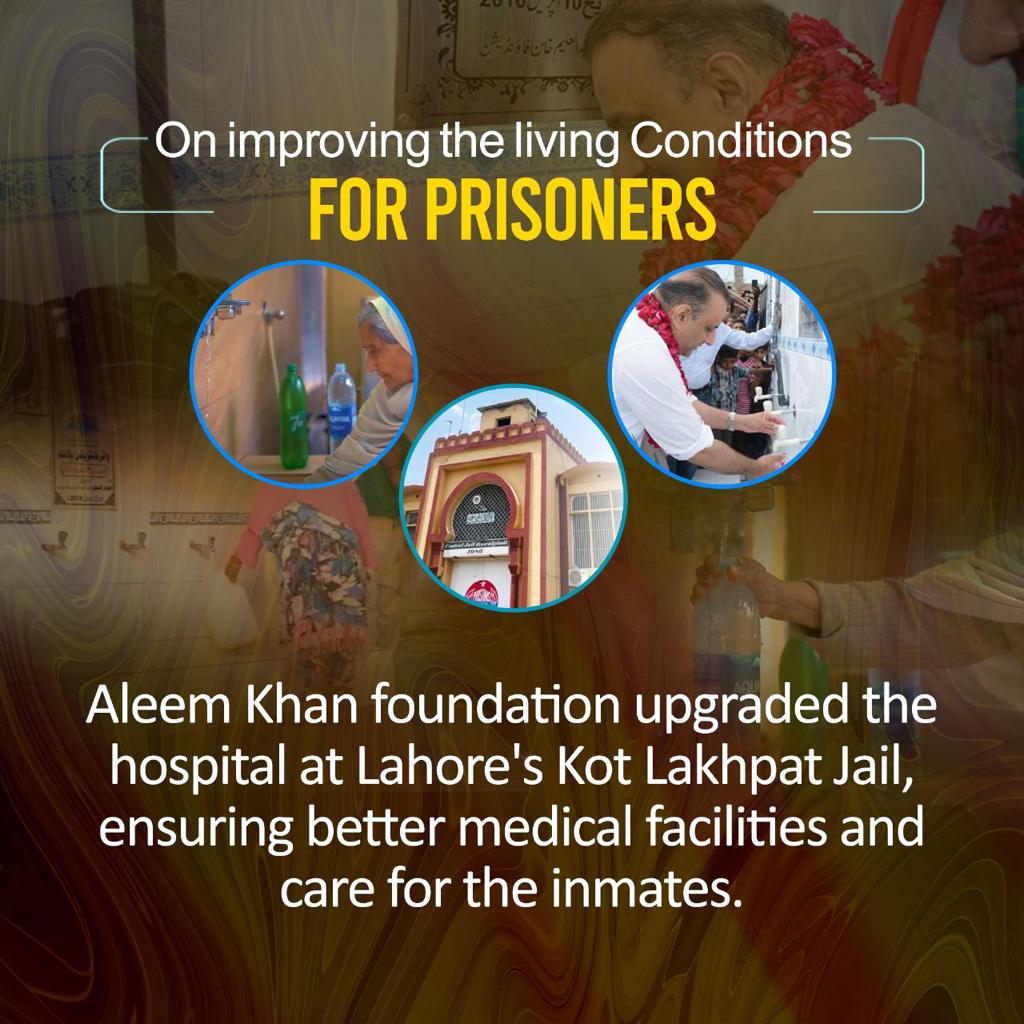 1438hamza's tweet photo. AbdulAleem kHan recognize the importance of comfort in hot whether, Abdul Aleem Khan foundation installed air collers in various areas of the kot lakhpat jail, providing relief to prisoners...
#عبدالعلیم_خان_فاؤنڈیشن https://t.co/SWeYsFRbFL