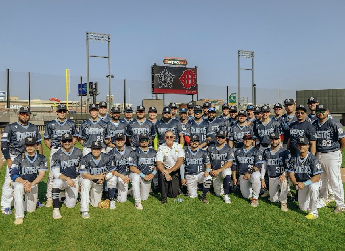 CPDKnights's tweet photo. Thank you to @TheChicagoDogs for hosting our 5th Annual Charity Baseball Classic. It was awesome to see all the support for both CPD and CFD.
We can’t wait for our rematch at Wrigley Field. Date coming soon.
Stay tuned. 👮🏻♂️⚾️👨🏻🚒
#charitybaseball #impactfield https://t.co/LXnqb9nFzq