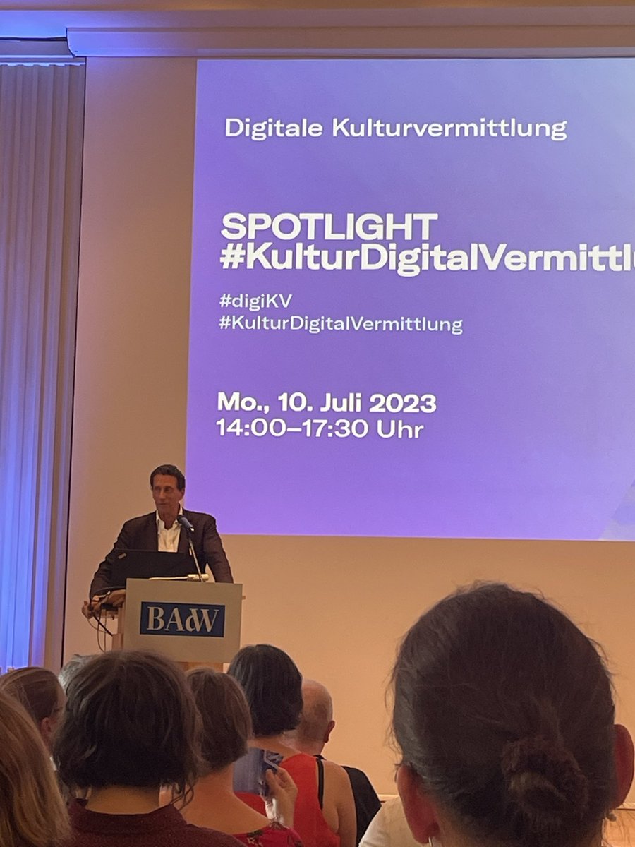 thisistrott's tweet photo. Jetzt Keynote von Julian Nida-Rümelin zum Thema „Digitaler Humanismus“ 
#digiKV #KulturDigitalVermittlung https://t.co/e4nBRrlyUJ