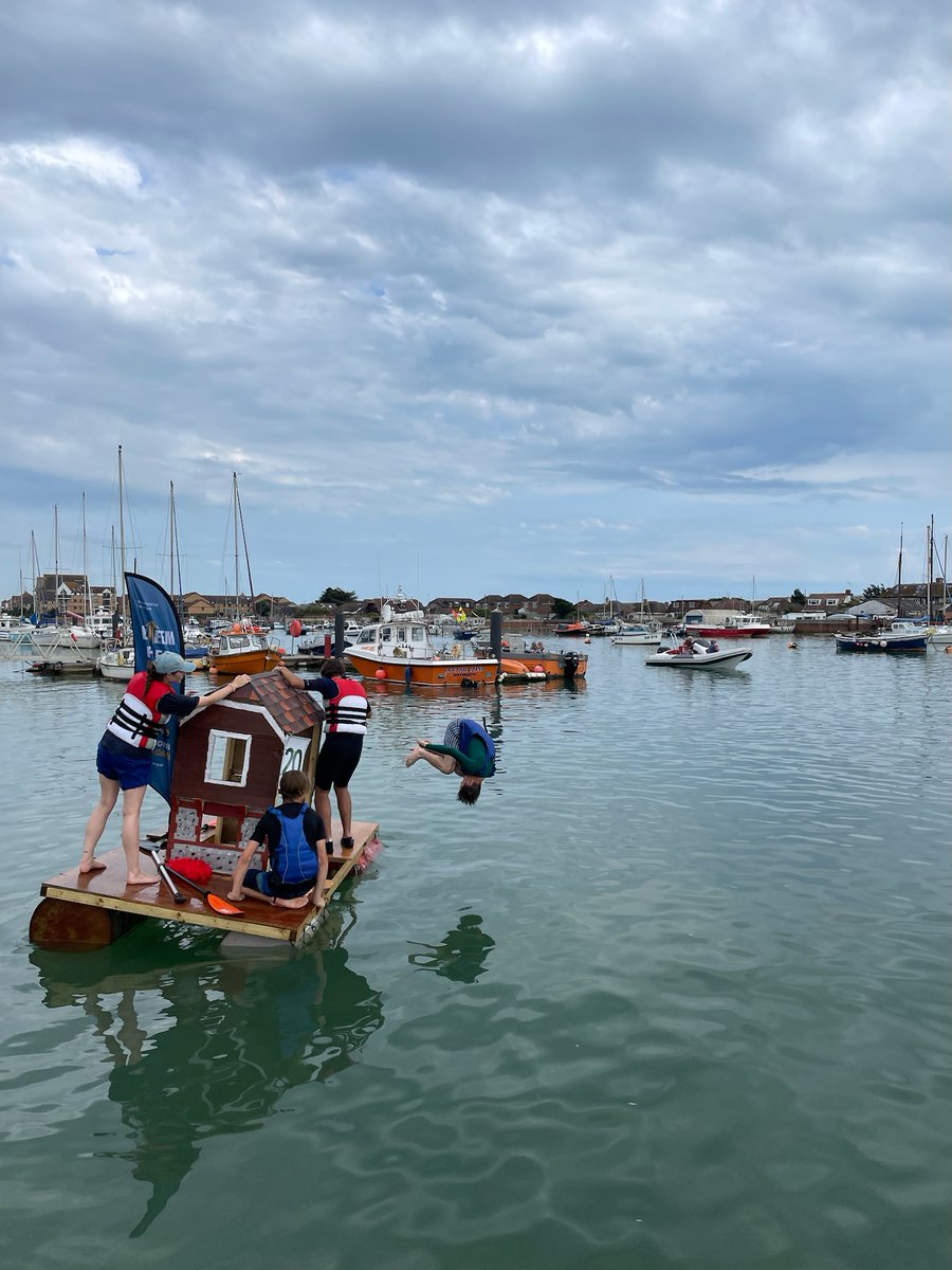 The incredible Old School House Boat in action at the #shorehamraftrace ! Built and rowed by young adults at ESTEEM, the raft represents the incredible ESTEEM building (The Old School House).

A huge thank you to the amazing team this happen. We'll be back to win next year! 💦