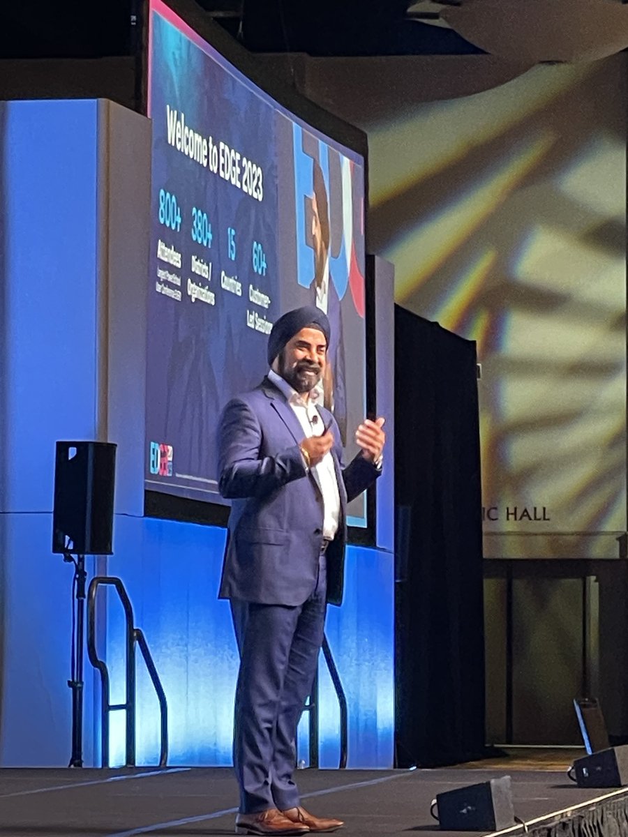 A powerful start to the day hearing from ⁦<a href="/MyPowerSchool/">PowerSchool</a>⁩ CEO Hardeep Gulati at the #PSEDGE Conference! ⁦<a href="/Schoology/">Schoology</a>⁩ ⁦<a href="/lsr7its/">LSR7 ITS</a>⁩ ⁦<a href="/lsr7_technology/">Technology</a>⁩ #EDGE2023