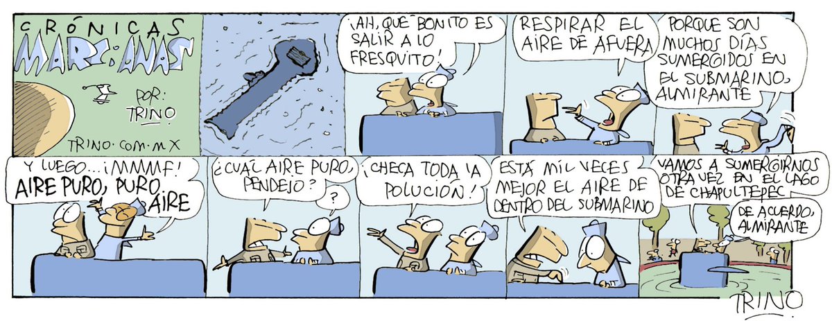 Las crónicas marcianas de lunes llegaron como bocanada de aire fresco #trinomonero