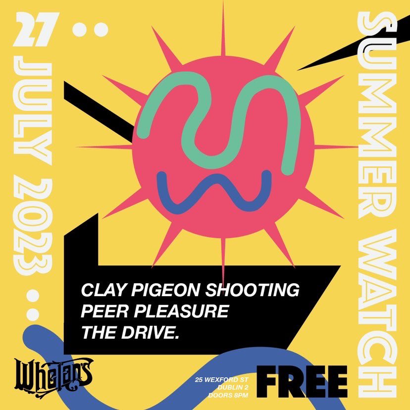 cpsdublin's tweet photo. wazzup beijing

we play @whelanslive in two weeks as part of #summerwatch . 

completely free so get your ass down  for a boogie x https://t.co/qL8ca2N1IR