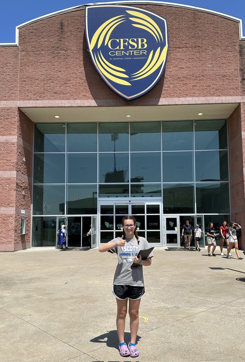 Shout out to Scott Swimmer Christina Gogzheyan who is participating in GSP at Murray State!