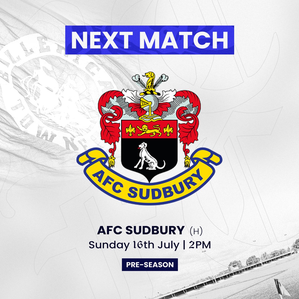 BTFCWomen's tweet photo. 𝙉𝙀𝙓𝙏 𝙈𝘼𝙏𝘾𝙃❗️

🆚 @AFCSudburyWomen 
🏟️ New Lodge
📅 Sun 16/7
🏆 Pre-season
⚽️ 2pm
🎟️ FREE ENTRY

We're back!😁 https://t.co/aOwD4Mxql5