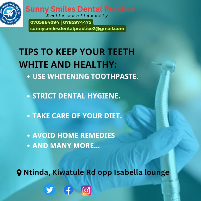 SmilesPractice's tweet image. @SmilesPractice In case you want want to know anything about dental, feel free to contact us or check in to our clinic located in Ntinda Kiwatule Rd opp Isabella lounge.
#dentalcare #Dentist #ZEROBASEONE #EXO_CreamSoda #ShahRukhKhan #Ukraine #JawanPrevueOn10July