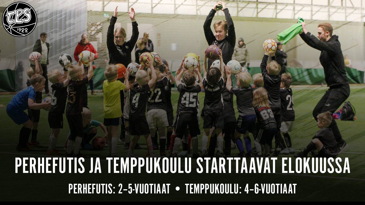 TPS_Juniorijalk's tweet photo. Onko lapsesi kiinnostunut jalkapalloharrastuksesta? TPS:n Perhefutis ja Temppukoulu ovat oiva paikka tutustua futikseen ja löytää samanhenkisiä kavereita.

➡️ Lue lisää ja ilmoita lapsesi mukaan: https://t.co/bR7cAZk8TZ

#FCTPS #jalkapallo #junnufutis #Turku #TKOMV https://t.co/urmkFqklRJ
