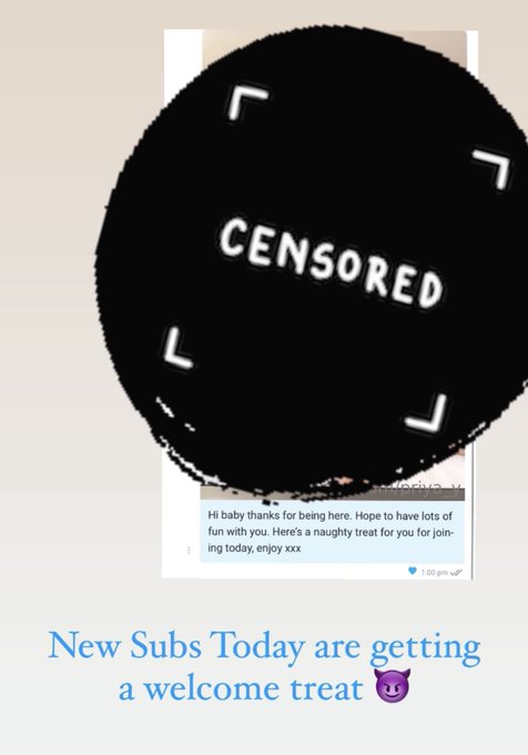 New Subs Today Are Getting A Very Naughty Welcome Treat 😈💜🥵  https://t.co/K19JXQ4uIb https://t.co/GP