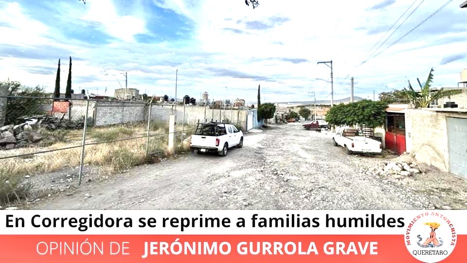jgurrolag1's tweet photo. Te saludo con gusto y te invito a leer, comentar y compartir mi artículo de opinión:

En Corregidora se reprime a familias humildes.

https://t.co/ZVvaO1uzpY https://t.co/6szvrfjzhp