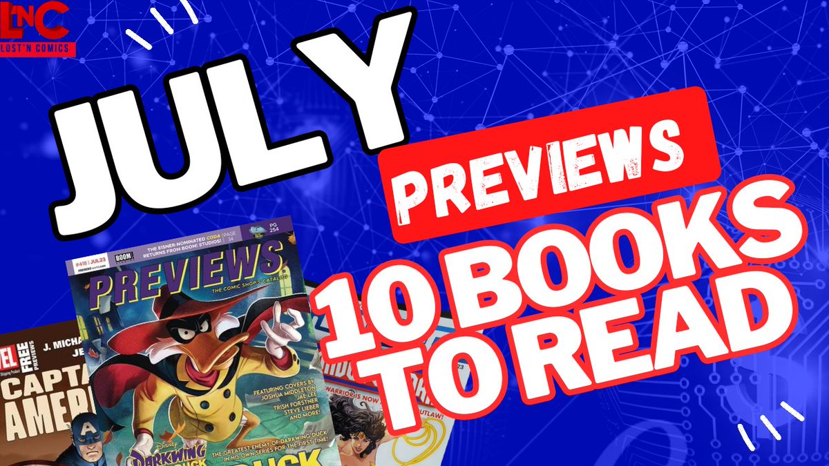 July Previews Video is READY! 
Help me, help you and your LCS, plan ahead. Check out 10 books that you may want to add to your pull list from the July Previews Book. A ton of new DC &amp; Marvel series but plenty of indys to wet your appetite. 
WATCH HERE..
youtu.be/XRdfScj3Ylc