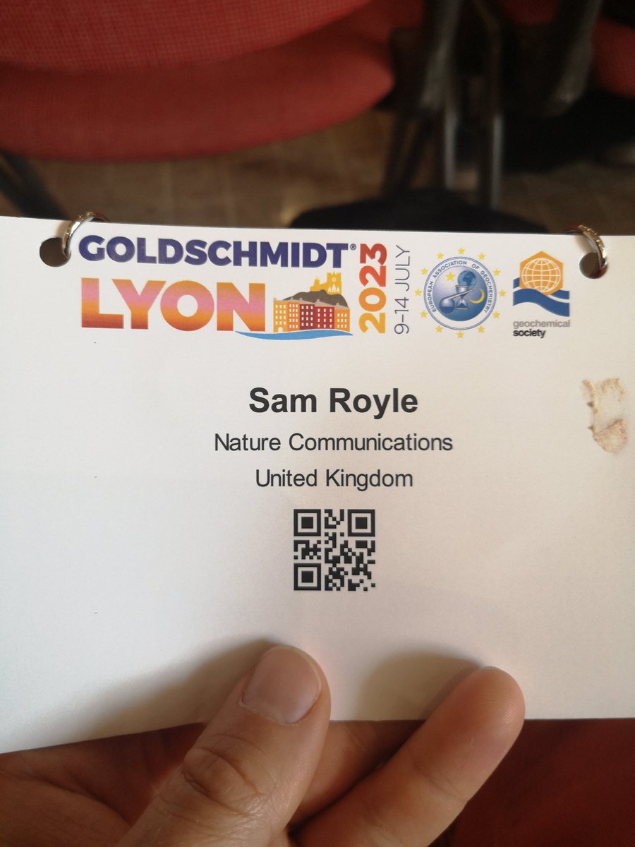 SamRoyle883's tweet photo. After a cancelled train, a detour via Retford, a delayed then cancelled @easyjet flight, a late night journey back across London to switch airports, &amp; a night in a very murdery looking Heathrow hotel, I've finally made it to @goldschmidt2023 https://t.co/3sKh4A1dbs