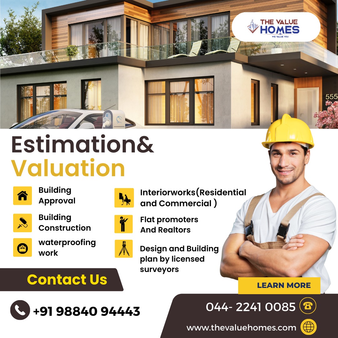The_Value_Homes's tweet image. The Value Homes specializes in providing accurate estimation and valuation services for building construction projects
'
'
'
'
#construction #buildingapproval #bestservices #thevaluehomes