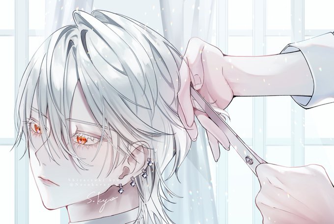 「cutting hair」 illustration images(Latest｜RT&Fav:50)