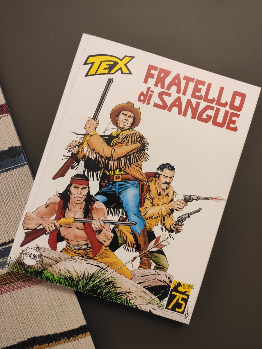 Ed eccolo arrivato!
#Tex: Fratello di sangue - <a href="/giorgiogiu/">GIORGIO GIUSFREDI</a> e #Font
#comics #fumetti #western #arte #master #bonelli #sbe
