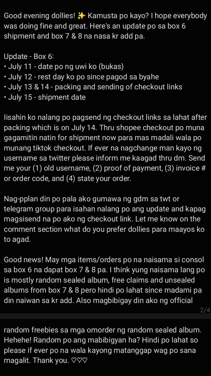 Idolfind_PH's tweet photo. βοΈMass Update as of July 10, 2023βοΈ
#IDF_UPDATES
#IDF_PROOF https://t.co/YVcXbBgYo9
