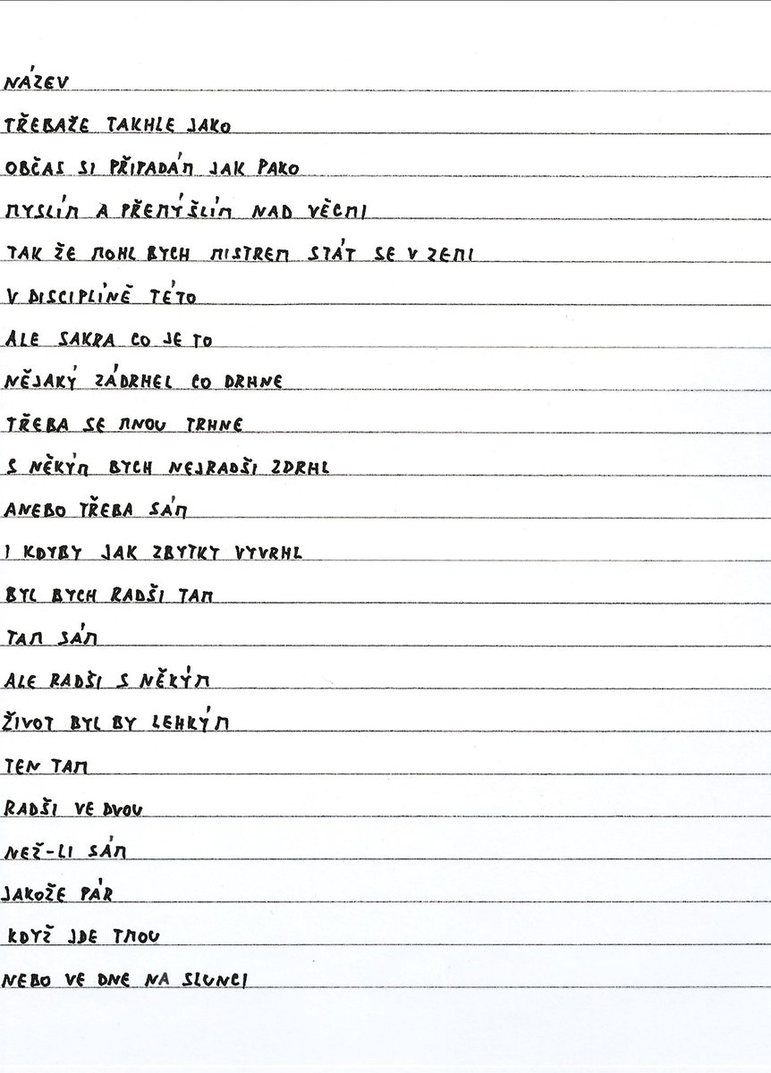 rymovnikjmenome's tweet photo. Desátá báseň ze sbírky Trojlist
Tak trochu proud slov
#poetrytwitter #poetrylovers #PoemOfTheDay #nevim #poets #poet #basen #basnicka #trojlist #rymovnik #poem #writing #WritingCommunity #wolker #basnickar #basnik #art #nedelnichvilkapoezie #poezie https://t.co/y2bN8fhqwd