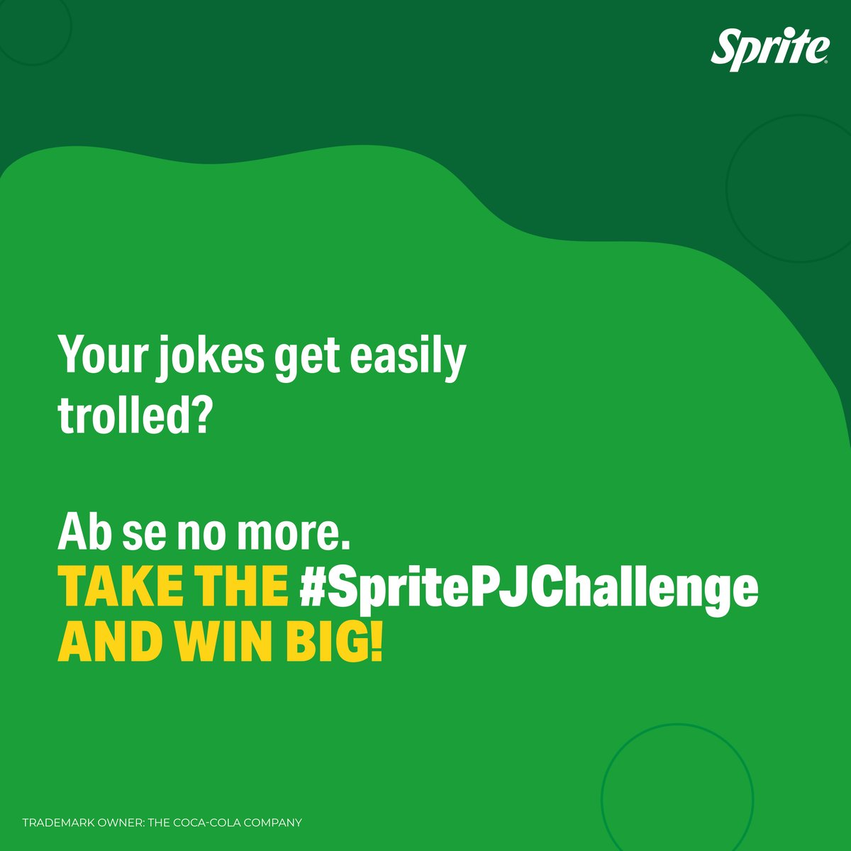 sprite_india's tweet photo. Ab se poor jokes ko milega saara limelight aur free OTT subscription bhi 🥳🤑
Share your PJ in the comments, DM or in a reel with hashtag #SpritePJChallenge and follow the @sprite_india page. Make your PJs count 🤩 https://t.co/JSsQVbvAWV