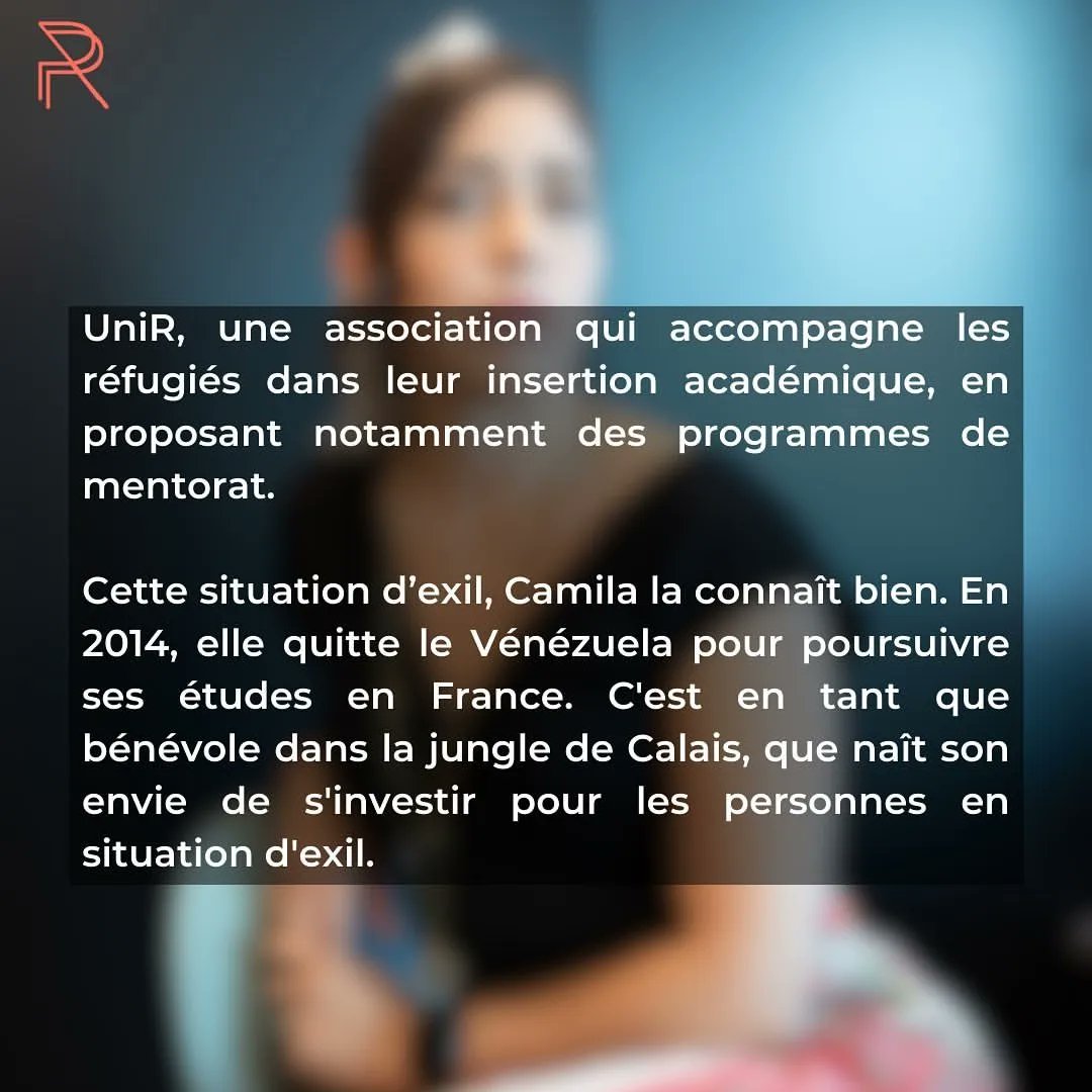 Exil, engagement citoyen, rencontres déterminantes et déclic entrepreneurial... écoutez le témoignage de <a href="/camilariosarmas/">Camila Ríos Armas</a>, directrice et fondatrice d'UniR.
Podcast réalisé par <a href="/FrictionsMedia/">FRICTIONS</a> frictions.co/se-reveler/cam… #Refugees