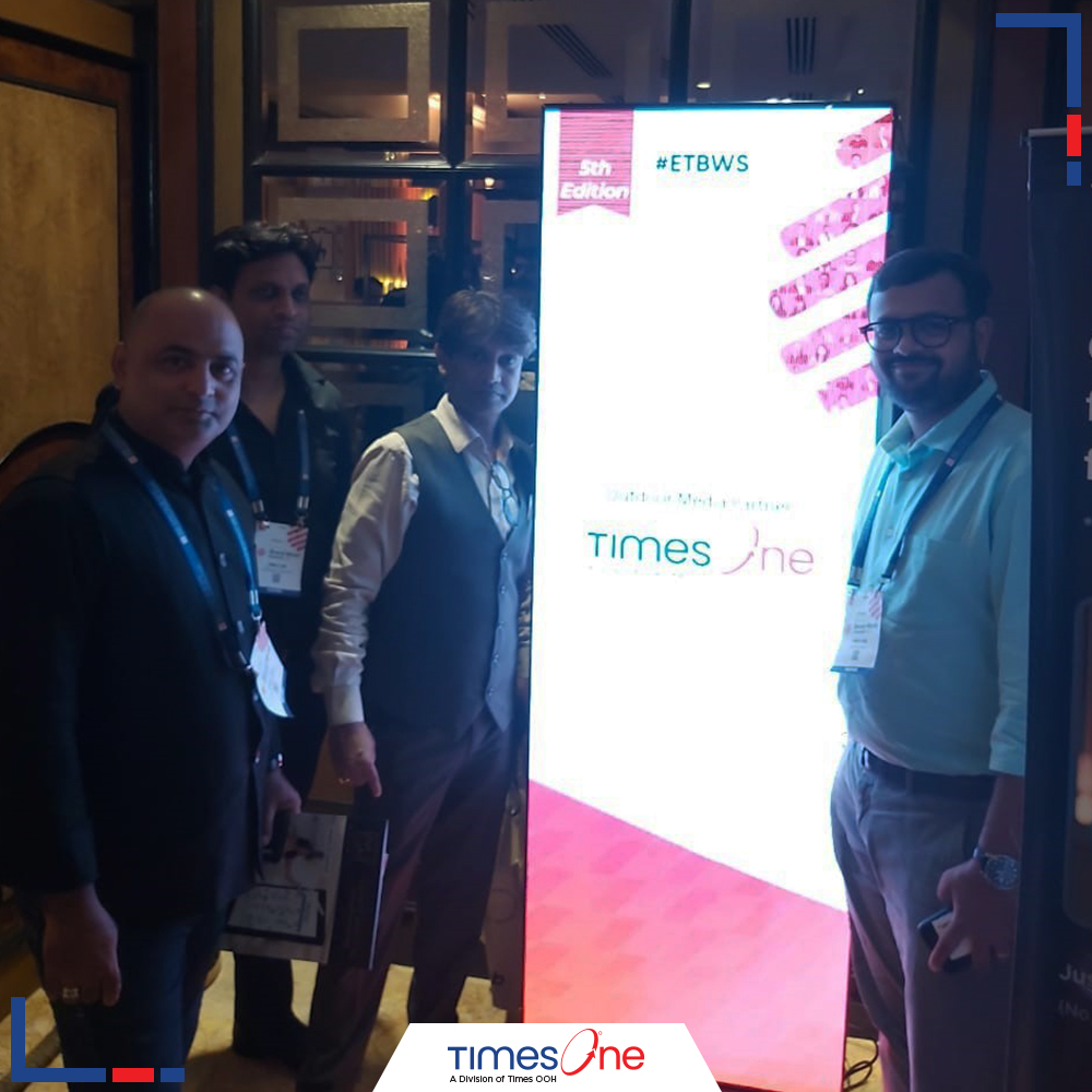 times_ooh's tweet photo. Making it official with ET Brand World Summit!
Times One, a division of Times OOH, makes its maiden public appearance at ET Brand World Summit'23 as an official Outdoor Media Partner of the event. @@ETBrandEquity
#TimesOOH #TimesOne #ETBWS #OOH #outdoormediapartner https://t.co/m5gAZVRzlR