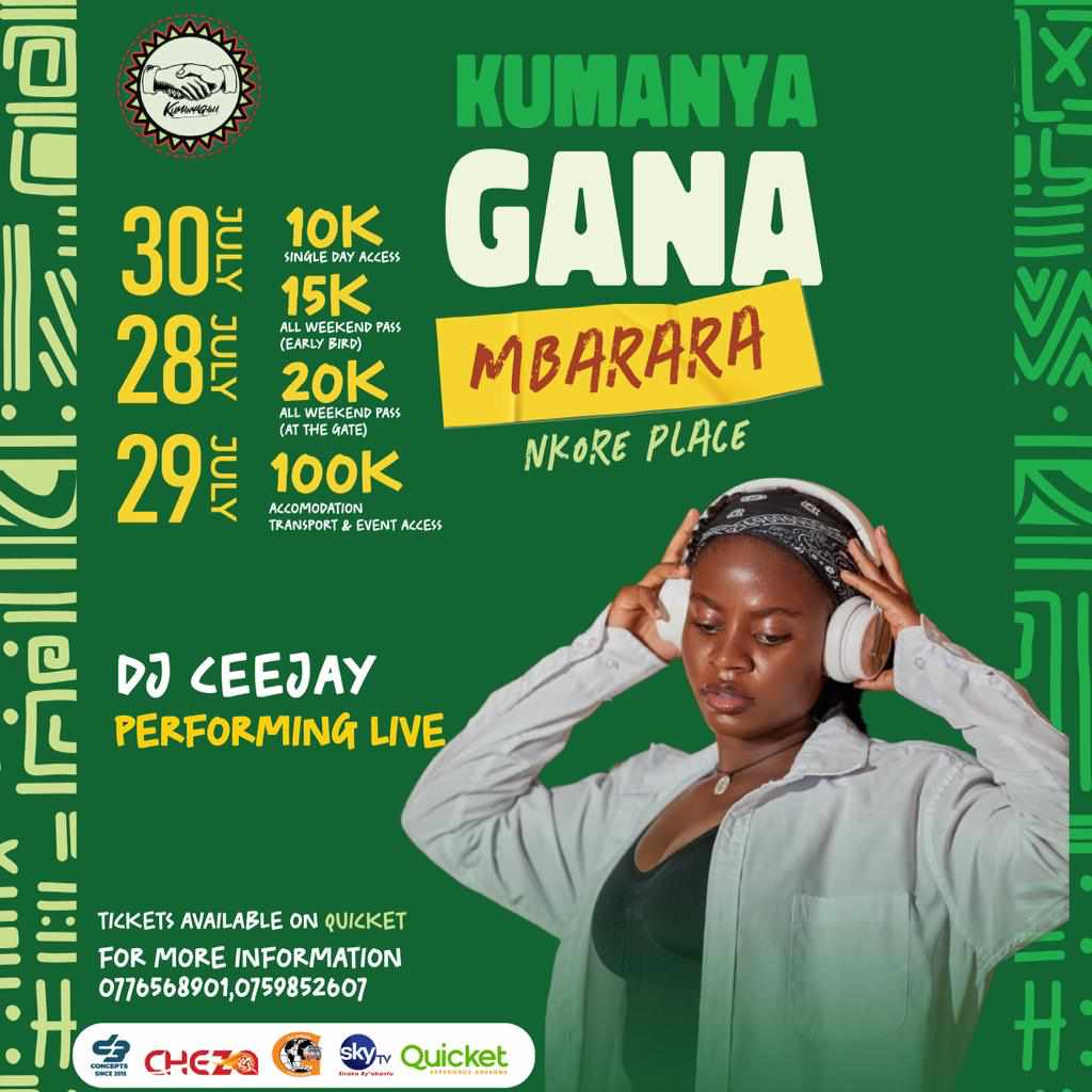 Mugasira_Obed's tweet photo. Tell a friend to tell a friend from 29th July up to 30th ,we shall be at Nkore place for Kumanyagana mbarara edition don't miss your favorite, Artists, djs and mcs π₯π₯π₯π₯π₯
#Nkoreplace
#Kumanyangana
#D3promotions https://t.co/QFChA2nWfu