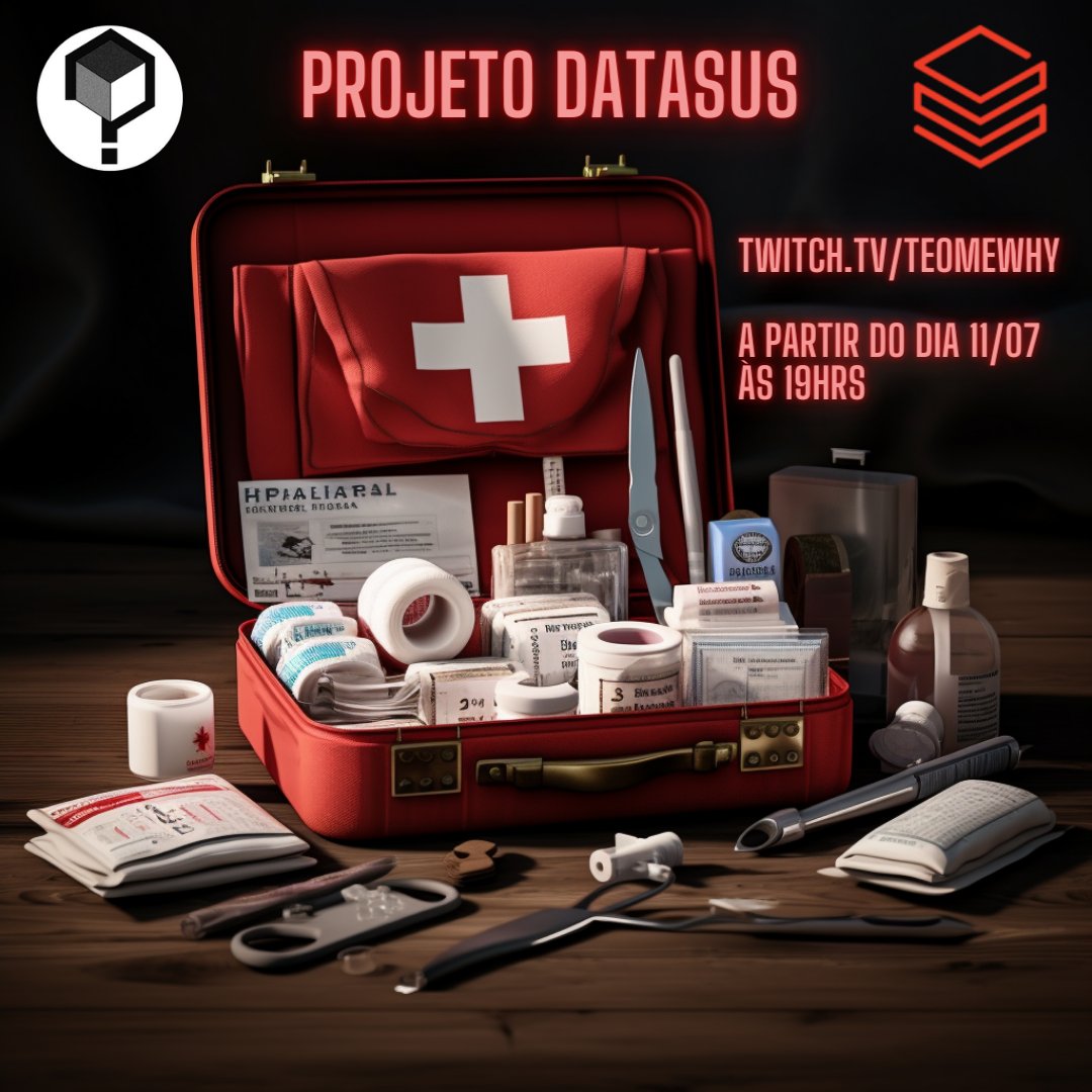 teomewhy's tweet image. 🚀 Estamos animados em anunciar o nosso novo projeto de coleta de dados do DataSUS! 📊💻

#datalake #databricks #HealthTech #dataEngineering