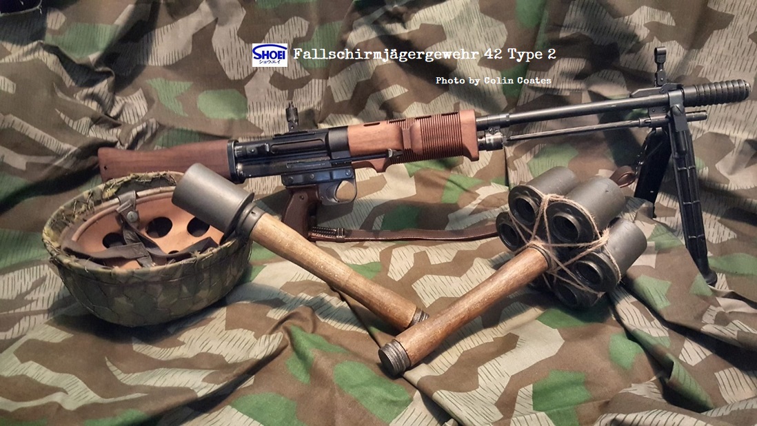 tomio_matsumoto's tweet photo. FG42 replica model (Full Size Non Firing Museum Replica): Colin from UK sent us this amazing pictures of FG42! FG42 モデルガン: UKのColinがFG42の素晴らしい写真を送ってくれました!
#shoeiseisakusho
#modelgun
#モデルガン
#fg42type1
#fg42type2
#germanrifle
#assaultrifle
#ww2 https://t.co/wAWo5OTij1