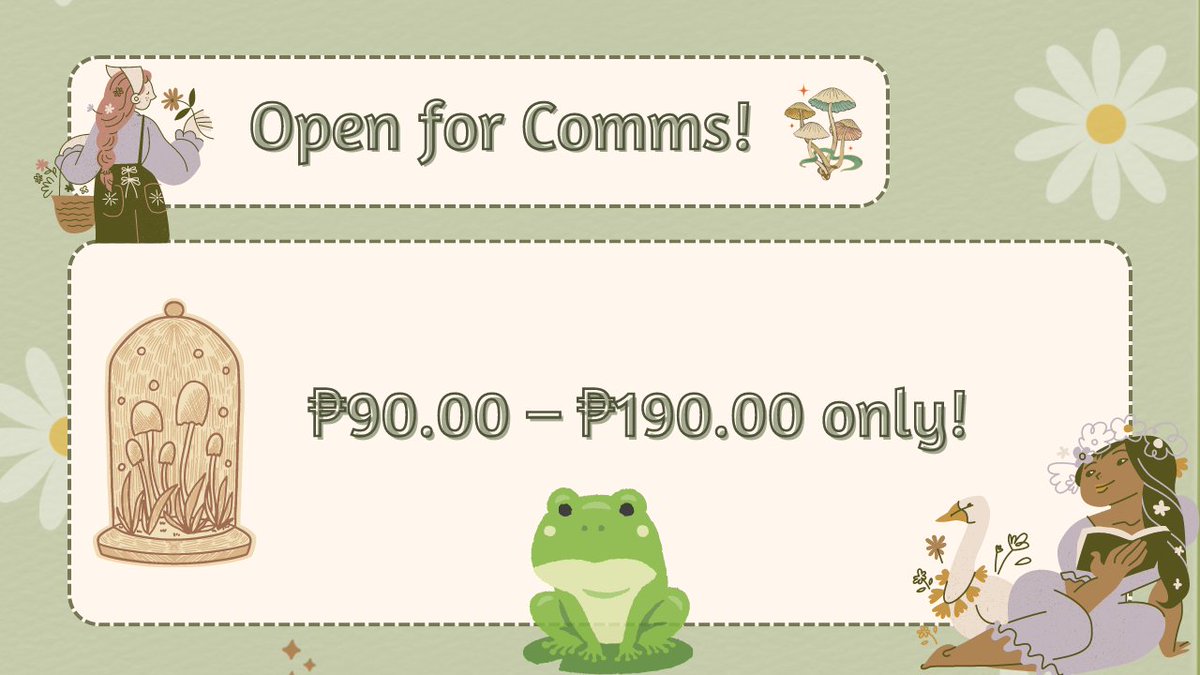 jjuuneu's tweet image. Hi! Jun is now open for art commission🍄🌿 solo? pair? group? gotcha! 
Slide to my dm and let's make the magic happen✨

#chibiart #lfclient #artcommissions #opencommissions #icon #commissionsopen #commstwt #artmoots 

Carrd: jjunneu.carrd.com

🤎 &amp;amp; Rts are vv appreciated.
