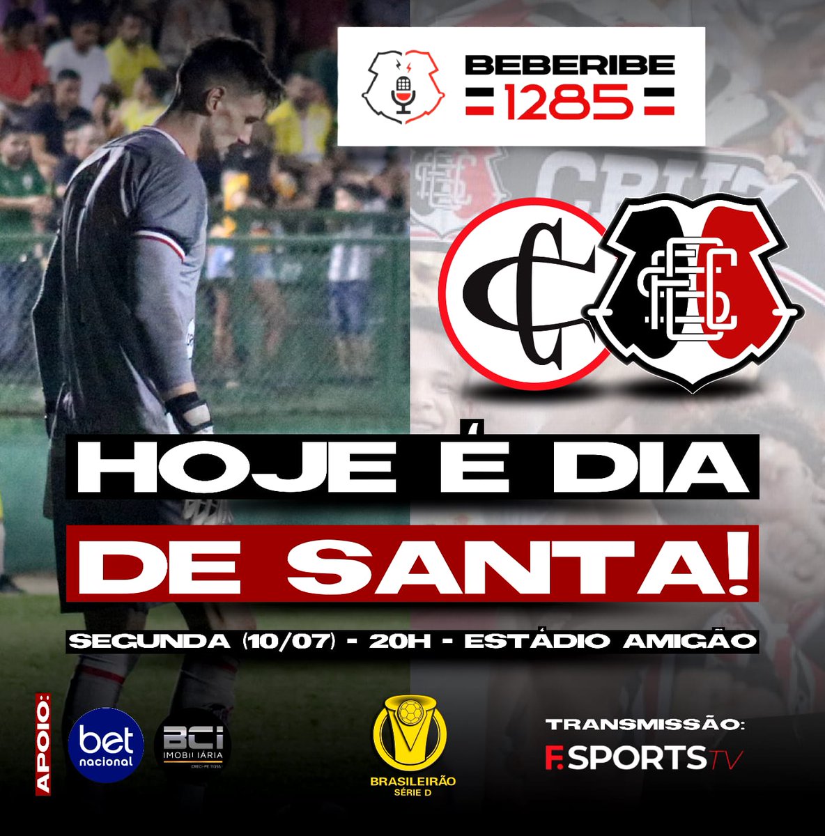 PodBeberibe1285's tweet photo. #HojeTemSanta l Divisor de águas para as pretensões Corais.
⚽️l Campinense Vs Santa Cruz
🏆l Série D (12º Rodada)
⌚️l 20h
🏟️l Estádio Governador Ernani Sátyro (O amigão)
📺l https://t.co/4Sc7GGXJFA
