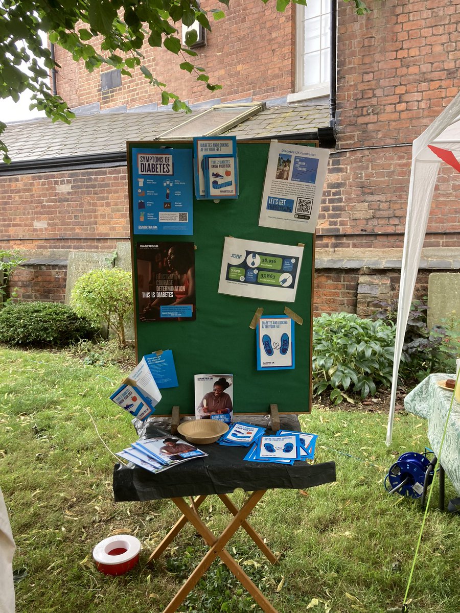 It was great to see a stand at the St George’s Summer fayre in Worcester designated to #diabetes from Diabetes UK 

We don’t see too many around but to present at a local communities event will hopefully play a small part in raising awareness of Diabetes

#diabetesawareness