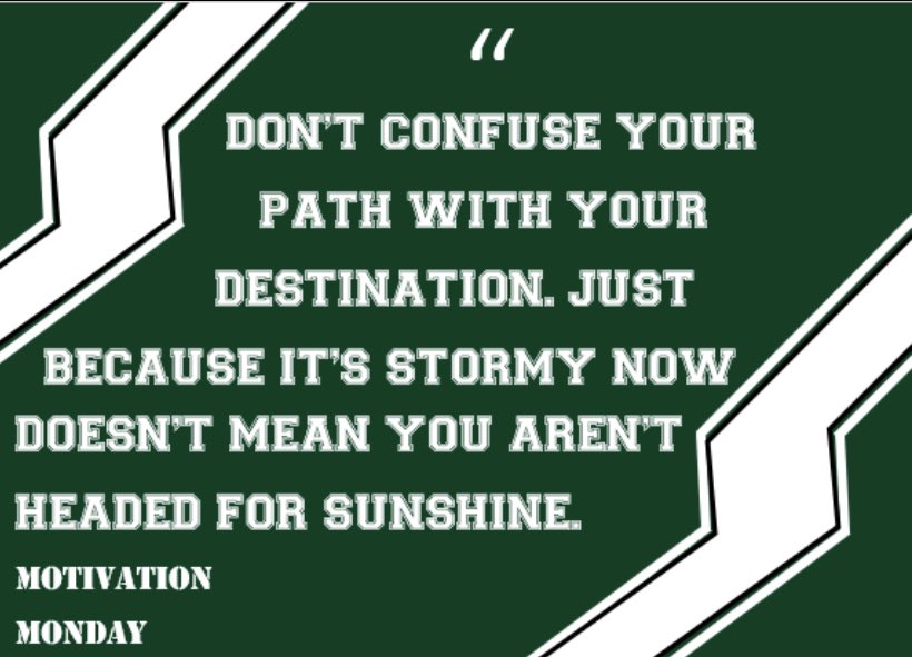 GreenKnightsFB's tweet photo. Motivation Monday #destinationloading #sunshine #coachK #motivationmonday #GreenKnightsALLin https://t.co/cibi4Aosuy